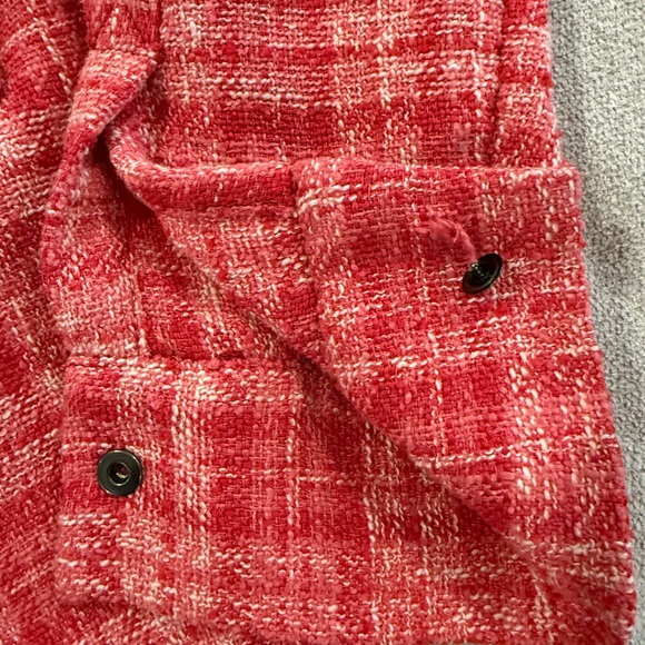 Zara Red Textured Knit Top - Picture 2 of 4